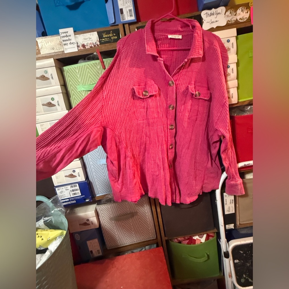 Zenana Outfitters Pink Jacket - Picture 10 of 16